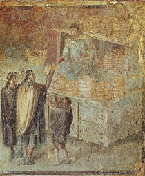 The Baker's Shop, from the 'Casa del Panettiere' in Pompeii von Roman