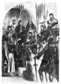 Wallace Crowned with Laurel in Westminster Hall von English School