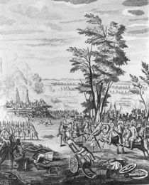 Battle of Malplaquet, 11th September 1709 by English School