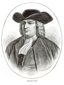William Penn engraved by Josiah Wood Whymper von English School