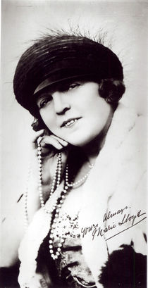 Signed photograph of Marie Lloyd by English Photographer