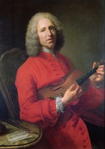 Jean-Philippe Rameau with a Violin von Jacques Andre Joseph Camelot Aved