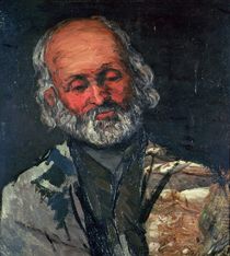 Head of an Old Man, c.1866 von Paul Cezanne