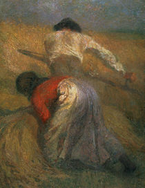 Harvesting by Adolphe Joseph Thomas Monticelli