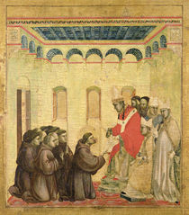 Pope Innocent III Approving the Rule by Giotto di Bondone