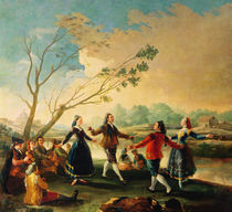 Dance on the Banks of the River Manzanares von Francisco Jose de Goya y Lucientes