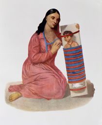 Chippeway Mother and Child von James Otto Lewis