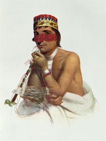 Wa-Em-Boesh-Kaa, a Chippeway Chief from Sandy Lake von James Otto Lewis