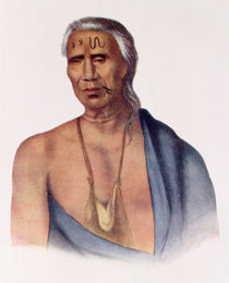 Lap-Pa-Win-Soe, a Delaware Chief by Gustavus Hesselius