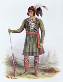 Osceola or 'Rising Sun', a Seminole Leader von George Catlin