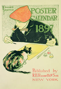 Poster Calendar, pub. by R.H. Russell & Son by Edward Penfield