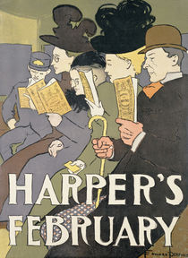 Harper's February, 1897 by Edward Penfield