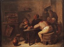 Interior with Smokers by Adriaen Brouwer