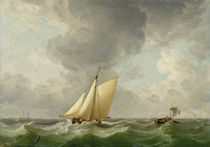 A Cutter in a Strong Breeze by Charles Brooking