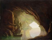 A Grotto in the Gulf of Salerno by Joseph Wright of Derby