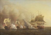 Action Off the Cape of Good Hope by Samuel Scott