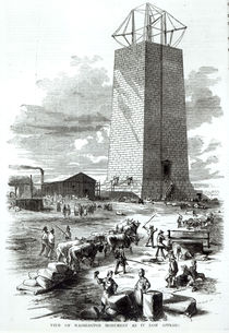 View of Washington Monument as it now Appears by American School