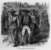 A Slave-Coffle passing the Capitol von American School