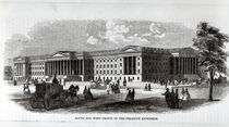 South and West Fronts of the Treasury Extension by American School