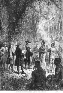 Moravian Missionaries Among the Indians von American School
