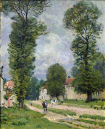 The Road to Marly-le-Roi, or The Road to Versailles by Alfred Sisley