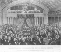 Daniel Webster addressing the United States Senate by American School