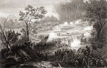 The Battle at Pittsburg Landing by American School