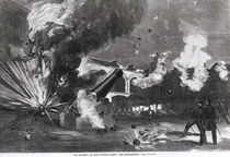 The Interior of Fort Sumter During the Bombardment von American School