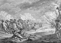 Battle of Lexington, April 19th 1775 von Francois Godefroy