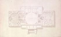 Plan of the Principal Story of the Capitol by Benjamin Henry Latrobe