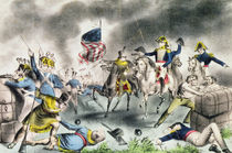 The Battle of New Orleans, January 8th 1814 pub. by Nathaniel Currier by American School