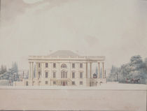 The South Portico of the President's House von Benjamin Henry Latrobe