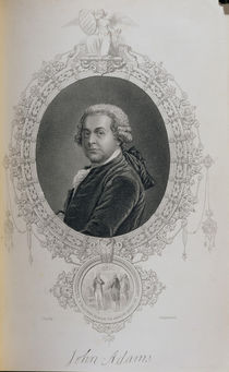 John Adams, from 'The History of the United States' von John Singleton Copley