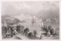 A View of Baltimore, from 'The History of the United States' by William Henry Bartlett