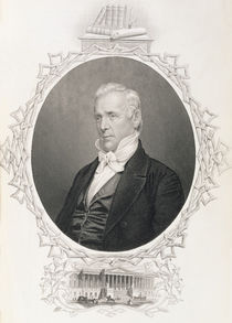 James Buchanan, from 'The History of the United States' by American School