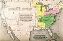 Map of the United States in 1803 by American School