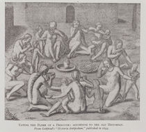 Eating the Flesh of a Prisoner According to the Old Historian by German School