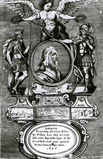 Frontispiece of 'Plutarch's Lives' by Plutarch von Francis Barlow