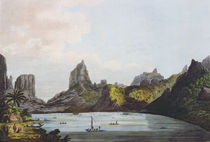 View of the Harbour of Taloo in the Island of Eimeo von John Webber