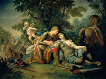Tancred and Clorinda, 1761 von Louis Jean Francois I Lagrenee