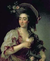 Portrait of Anna Davia-Bernucci von Dmitri Grigor'evich Levitsky