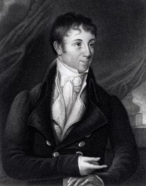 Charles Brockden Brown engraved by John B. Forrest from a miniature by William Dunlap