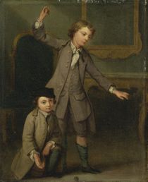 Two Boys of the Nollekens Family by Joseph Francis Nollekens