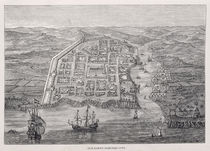 Old Santo Domingo City at the time of Drake's expedition von English School