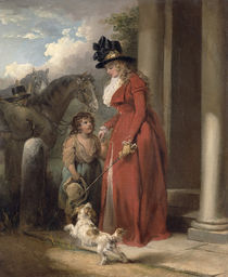 The Squire's Door, c.1790 by George Morland