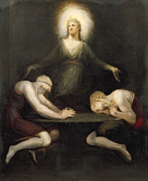 The Appearance of Christ at Emmaus von Henry Fuseli