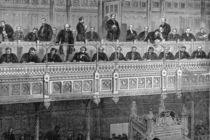 The House of Commons: The Reporters' Gallery by English School