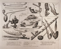 Pipes of all Peoples, from 'The Illustrated London News' von English School