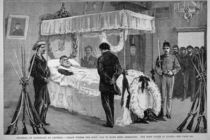 The Funeral of Garibaldi at Caprera: The Body Lying in State by English School