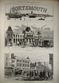 Portsmouth: The Railway Station and the High Street by English School